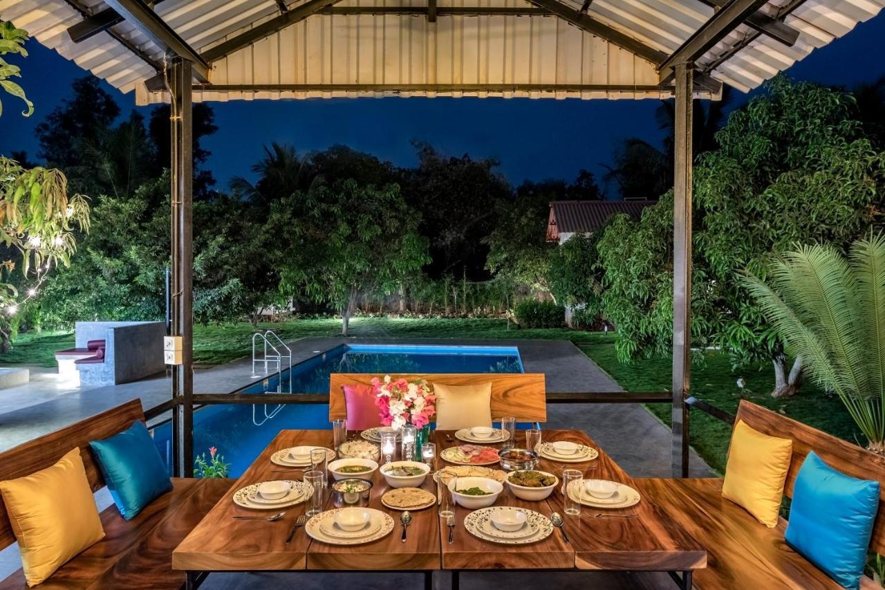 Saffronstays Casa Manga, Karjat - Pet-Friendly Pool Villa Near Nd'S Film World And Saltt Exterior foto